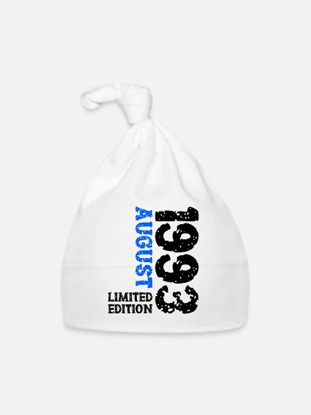 1993 Août Édition Limitée 30e Tenue d’anniversaire - Bonnet bio Bébé - blanc - Devant