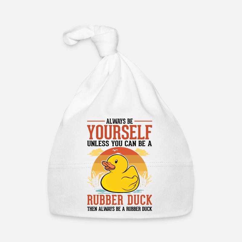 Always be yourself Rubber Duck Gummiente Baby Bio-Mütze