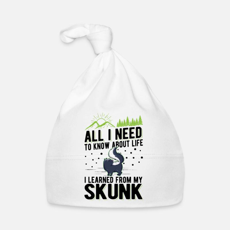 Skunk Spruch Stinktier Baby Bio-Mütze