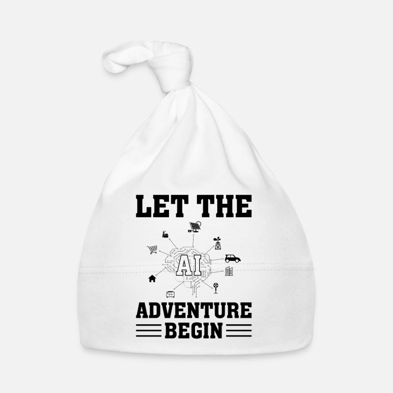 Let The Adventure Begin - Machine Learning Ai Arti Baby Bio-Mütze