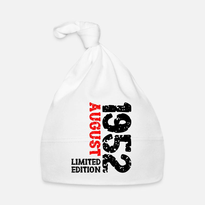 1952 Août Édition Limitée 71e Tenue d’anniversaire Bonnet bio Bébé