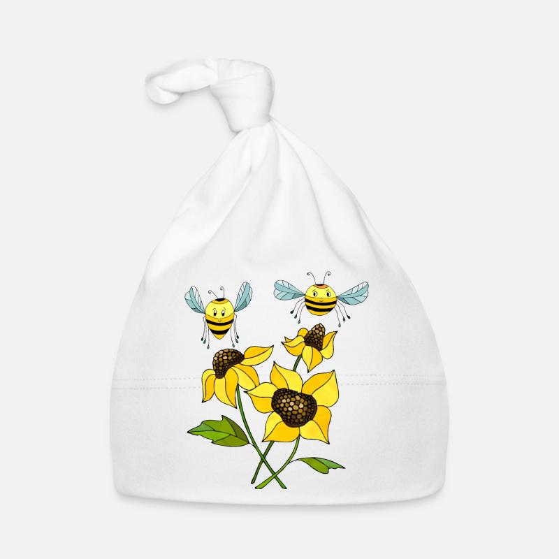 Bees Organic Baby Cap