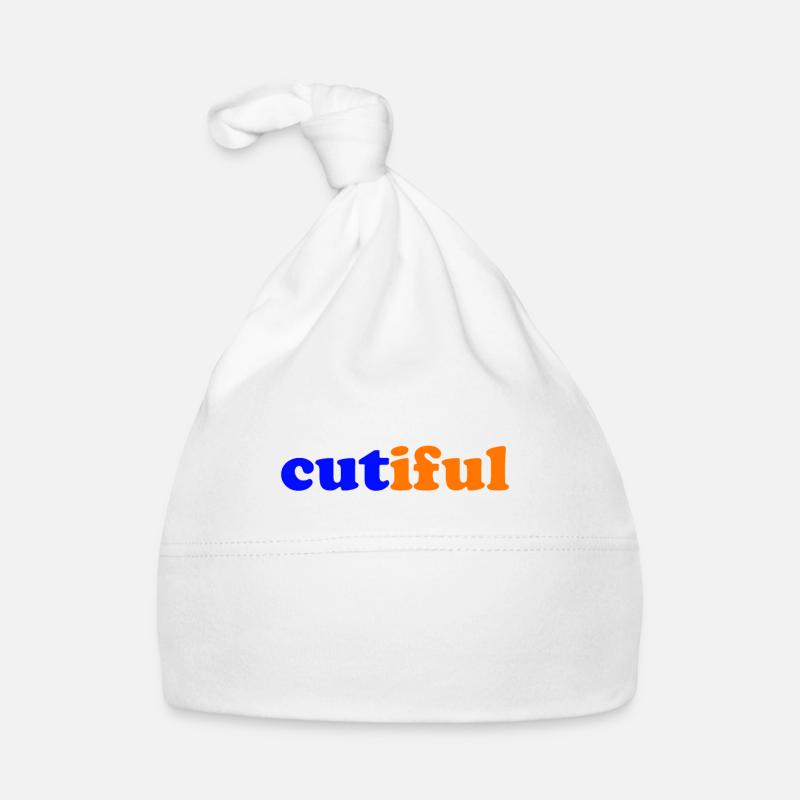 Cutiful My Blend Between Cute and Beautiful Organic Baby Cap