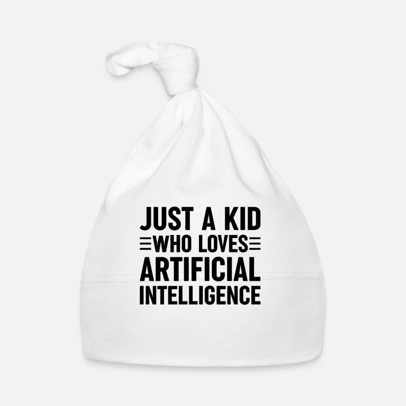 Just A Kid Who Loves Artificial Intelligence Baby Bio-Mütze