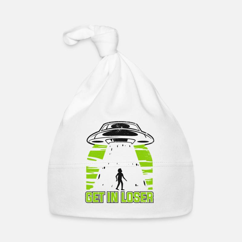 Get In Loser Conspiracy Außerirdischer Ufo Alien Bonnet bio Bébé