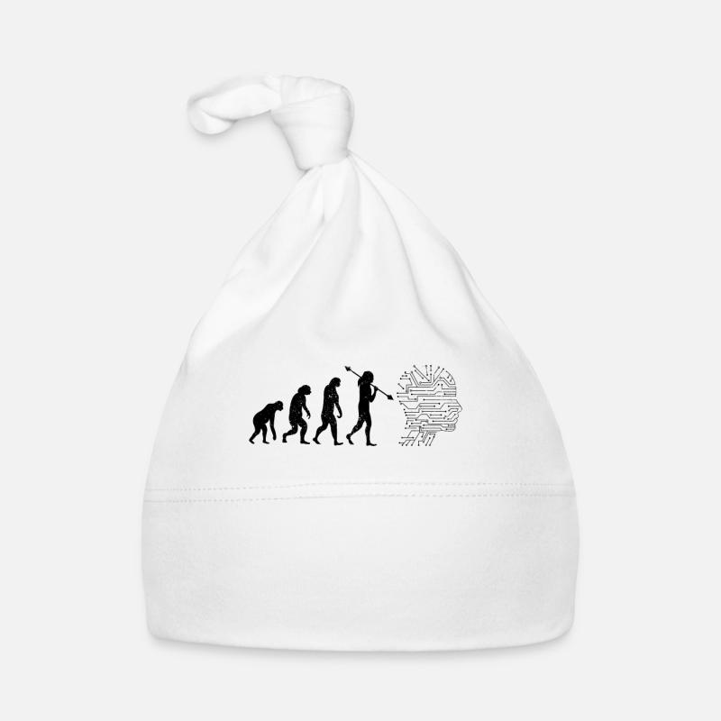 AI Evolution - Drôle d’intelligence artificielle Evolu Bonnet bio Bébé