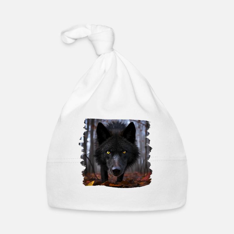 Wölfe realistic Wolf Baby Bio-Mütze