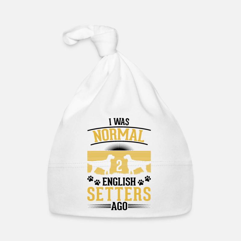 J’étais normal il y a 2 setter anglais Bonnet bio Bébé