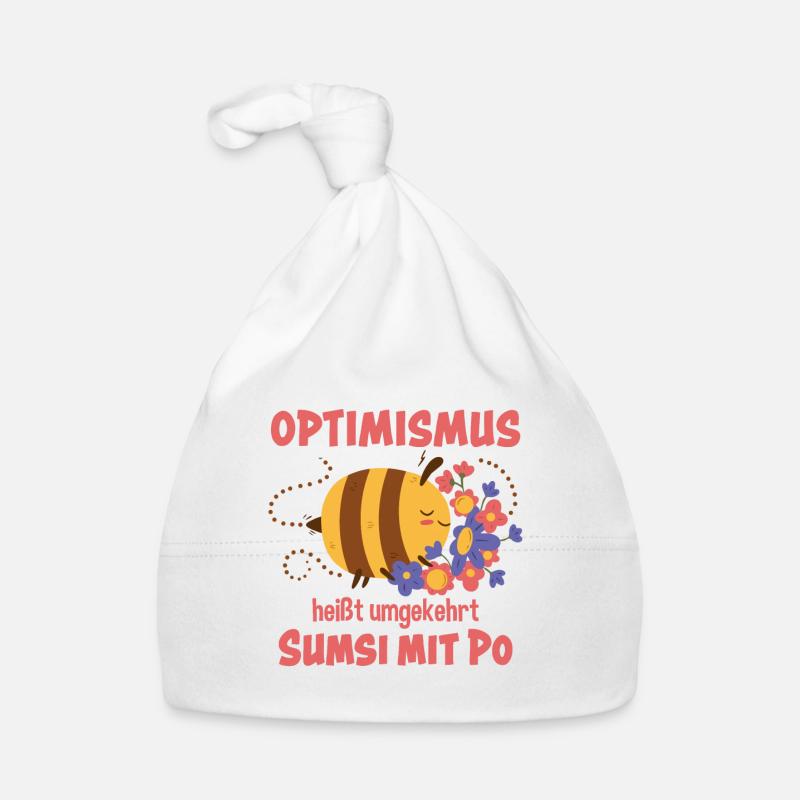 Optimismus Sumsi Mit Po Baby Bio-Mütze
