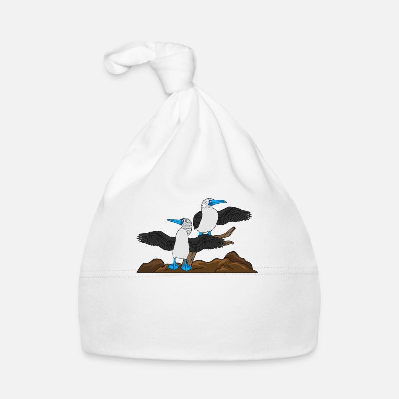blue-footed booby Organic Baby Cap