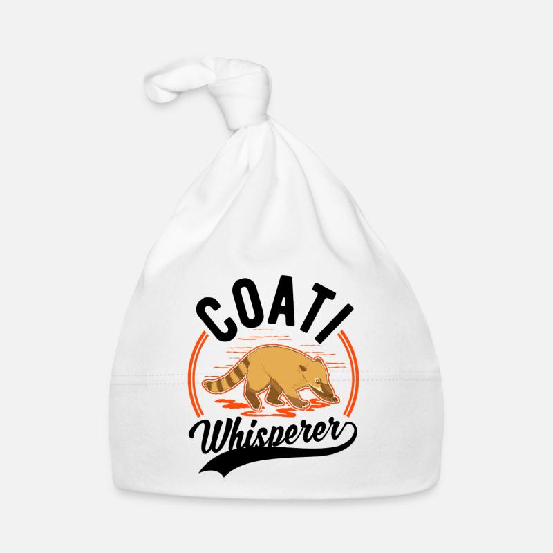 Coati Whisperer Proboscis Bear Coati Organic Baby Cap