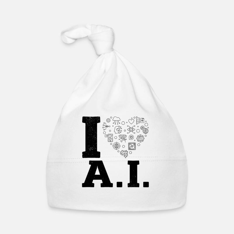 I Love Ai - Artificial Intelligence Machine Learni Baby Bio-Mütze