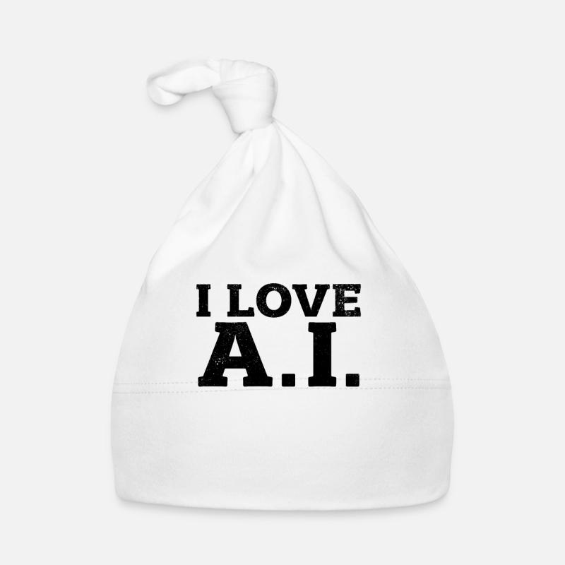 I Love Ai - Machine Learning Artificial Intelligen Baby Bio-Mütze