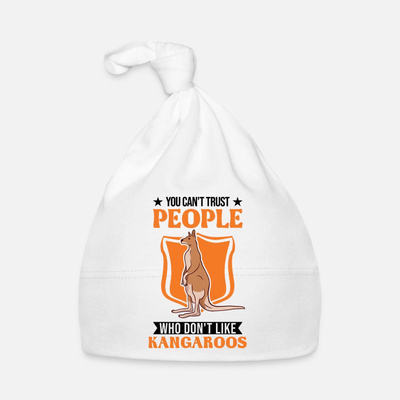 Kangaroo Australia Australian Kangaroo Organic Baby Cap