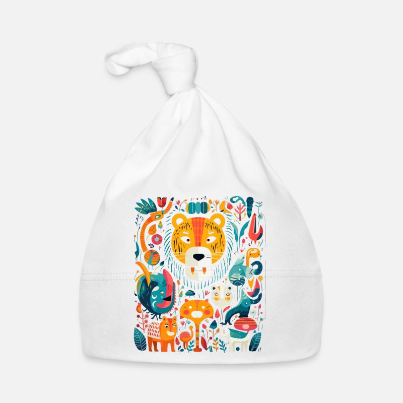 Dschungel Baby Bio-Mütze