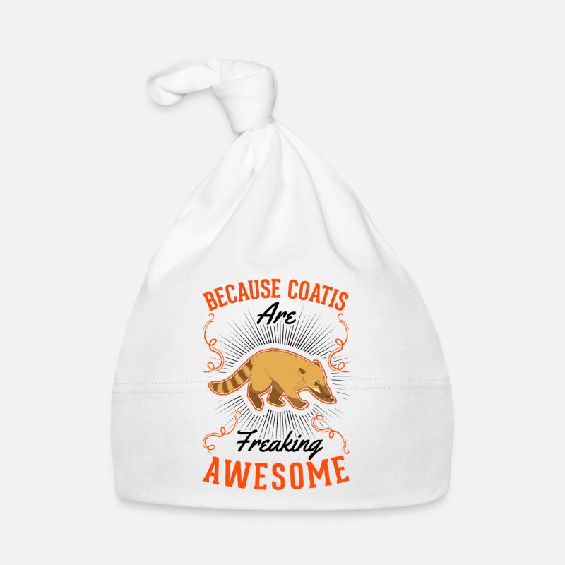 Nasenbär Geschenk Rüsselbär Coati Baby Bio-Mütze