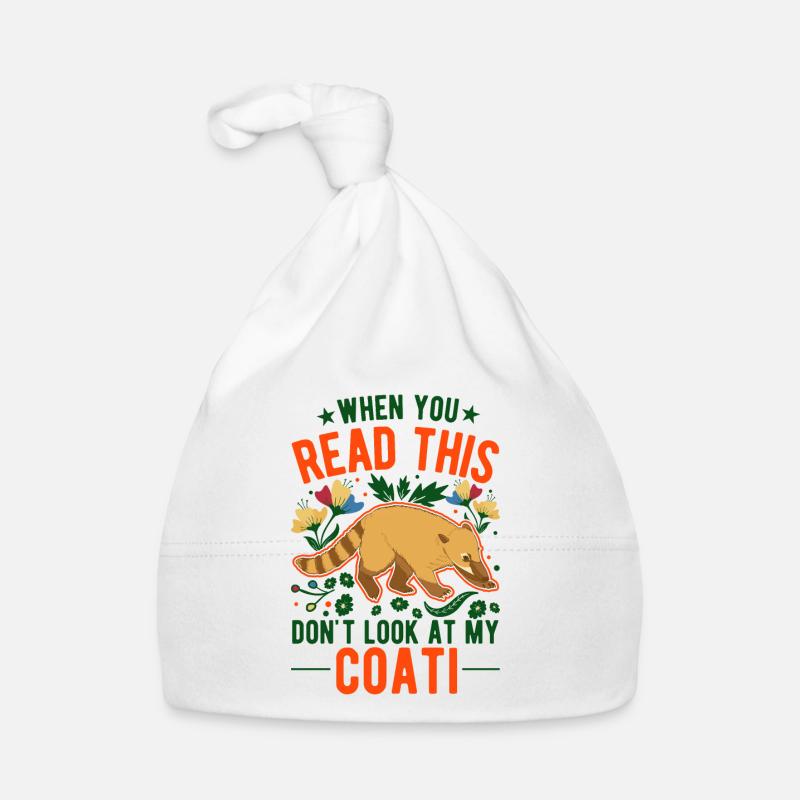 Coati Cadeau Proboscis Bear Coati Bonnet bio Bébé