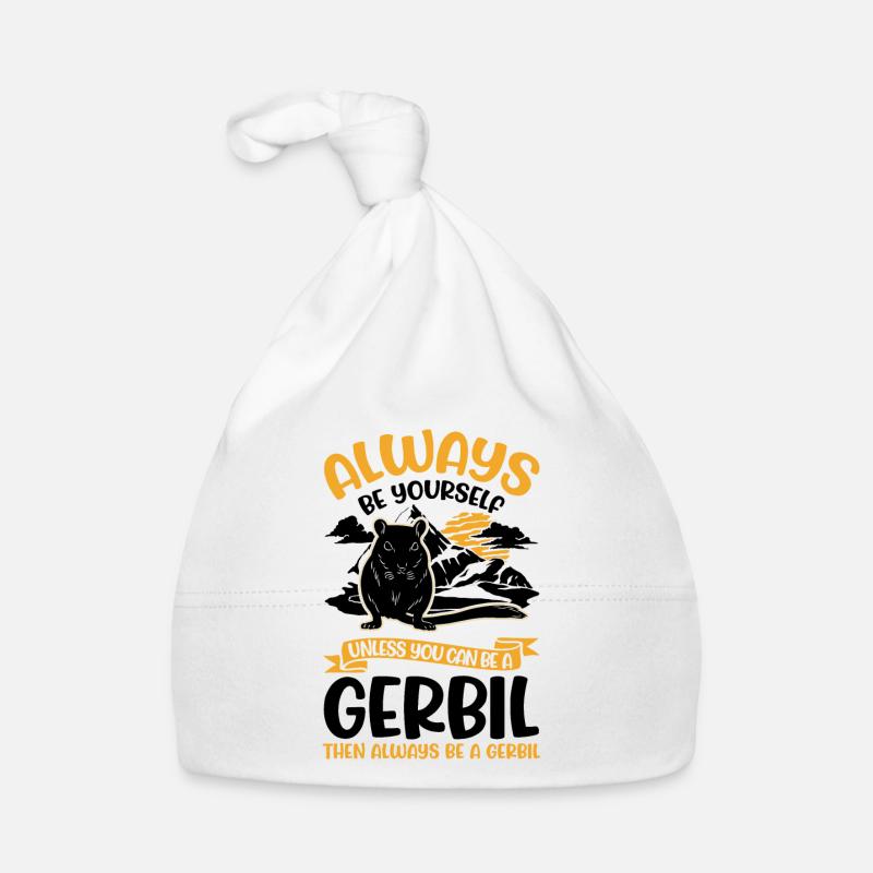 Gerbille Cadeau Rat de course Gerbille Bonnet bio Bébé