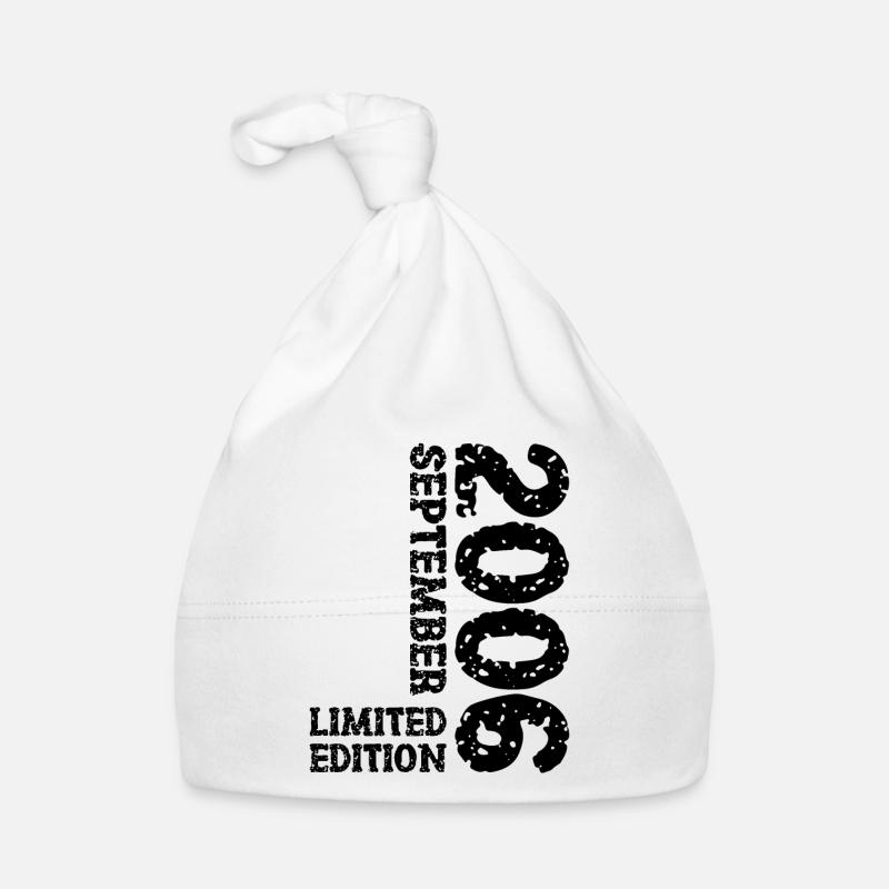 2006 Septembre Edition Limitée 17th Birthday Deco Bonnet bio Bébé