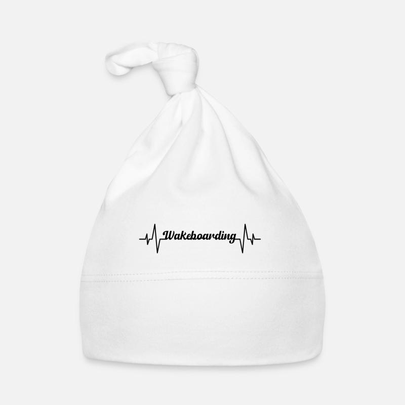 Wakeboarding Heartbeat Organic Baby Cap