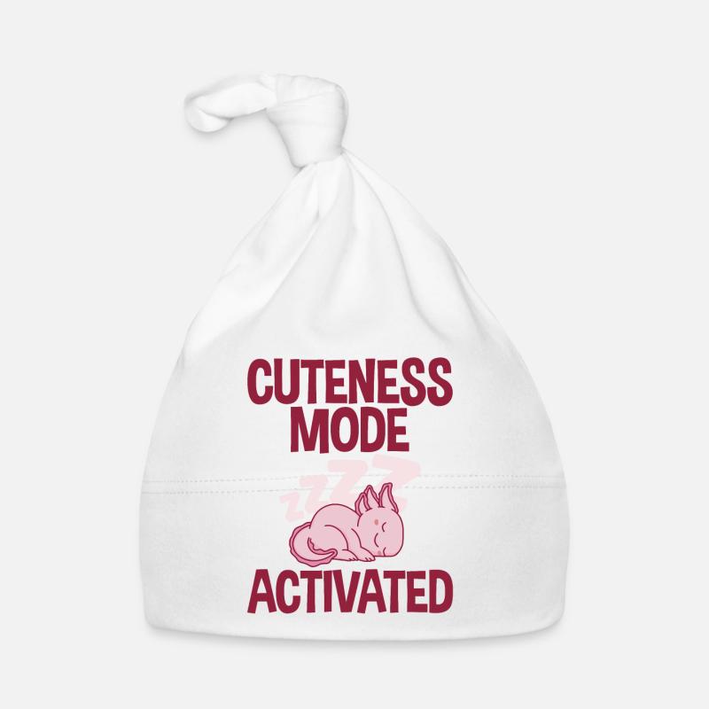 Cuteness Mode Activated Organic Baby Cap