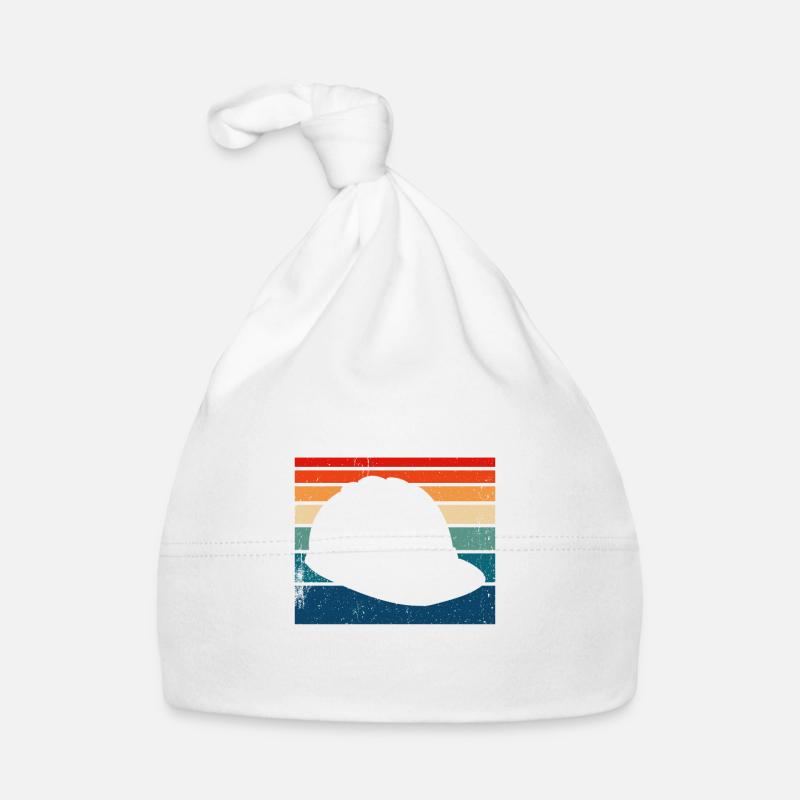 I Build Homes Construction Worker Organic Baby Cap