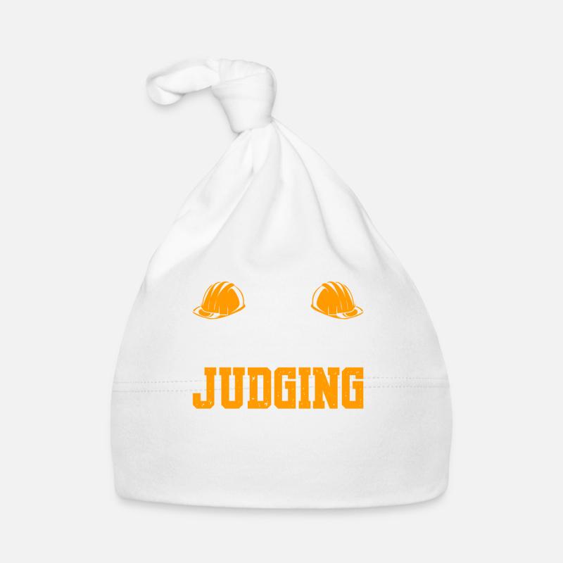 Silently Judging Your Building Construction Worker Organic Baby Cap