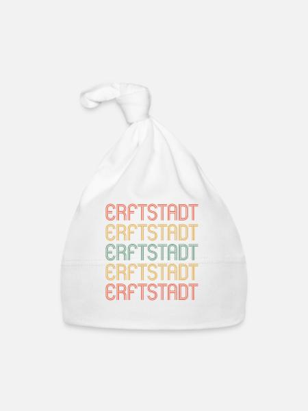 Erftstadterin Erftstadter Erftstadt - Bonnet bio Bébé - blanc - Devant