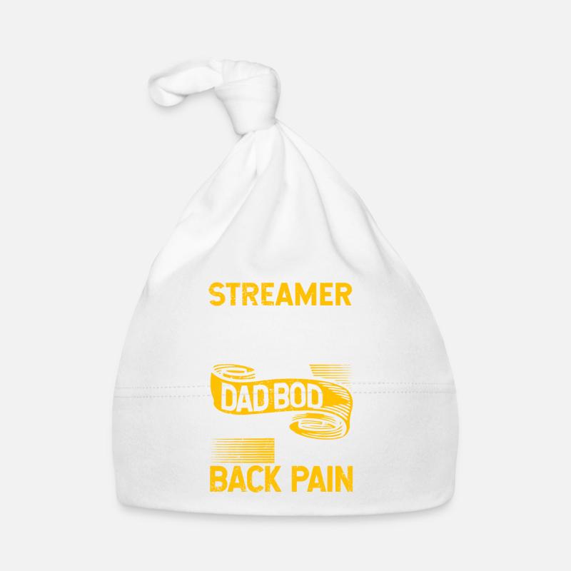 Streamer Bod Like A Dad Bod Content Creator Funny Baby Bio-Mütze