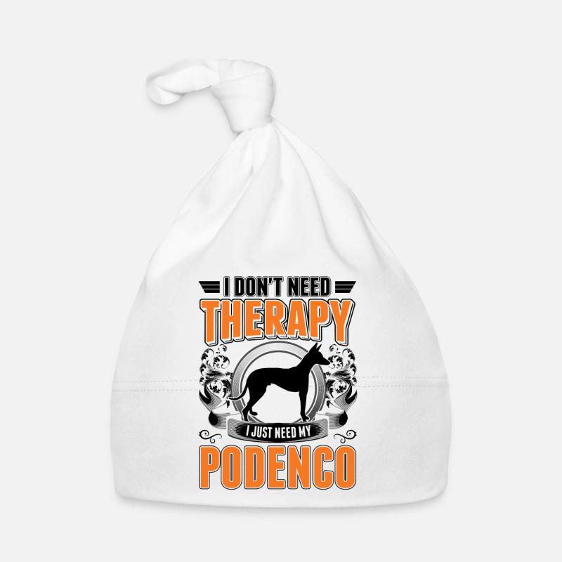 Podenco Therapy Ibizan Hound Organic Baby Cap