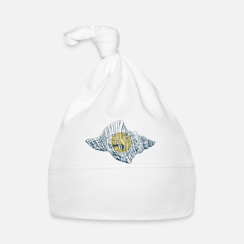 Shell Shelling Tasche Bivalvia Hunter Muschel Baby Bio-Mütze