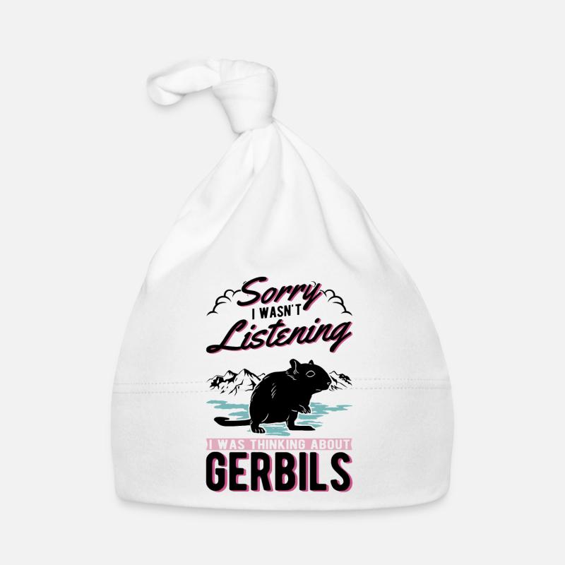 Gerbil Geschenk Mongolische Rennratte Rennmaus Baby Bio-Mütze