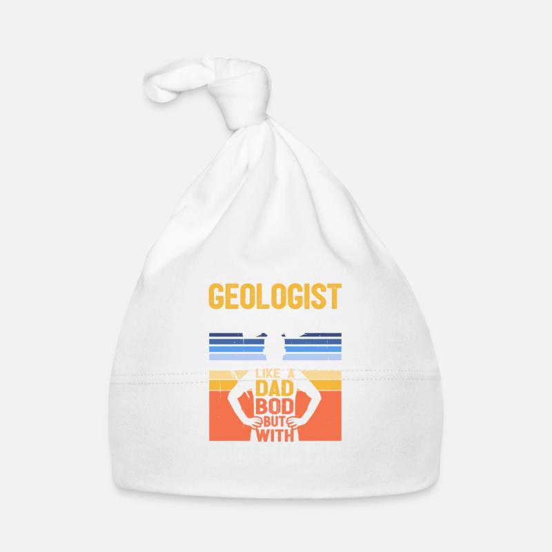 Géologue Bod Like A Dad Bod Funny Rock Collector Bonnet bio Bébé