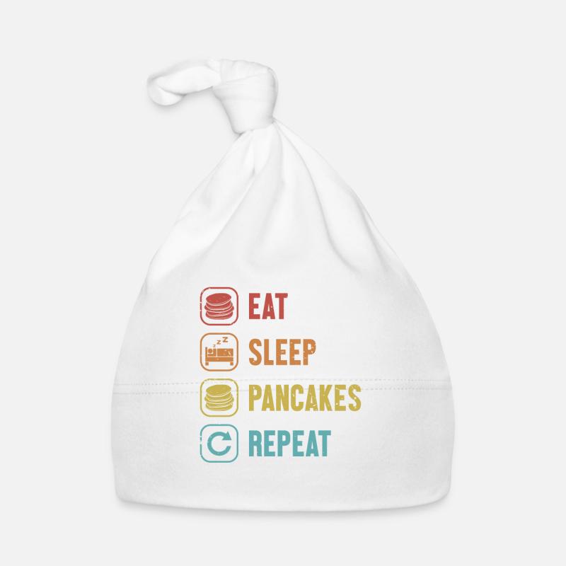 Manger des crêpes de sommeil Répéter les recettes Flapjack Bonnet bio Bébé