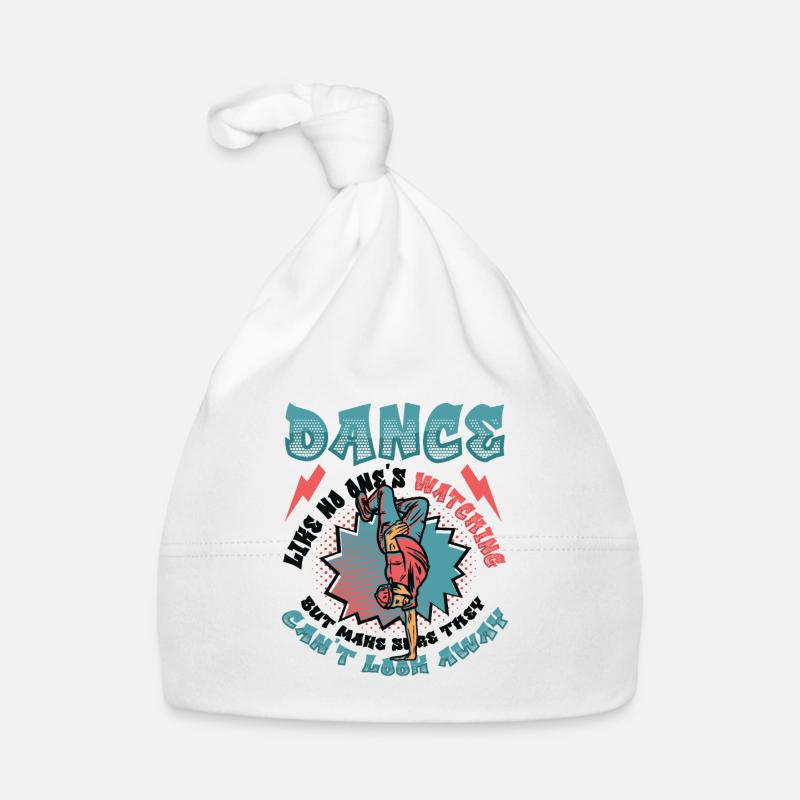 Dancing like no one is watching Hip Hop Dancing Organic Baby Cap