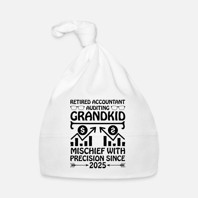 Grand-mère à la retraite Pensioner Comptable Banque Bonnet bio Bébé