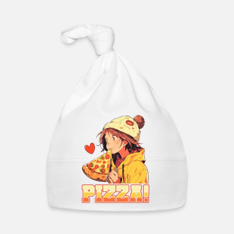 Pizza Lover Junge Mädchen Anime Manga Pizza Baby Bio-Mütze