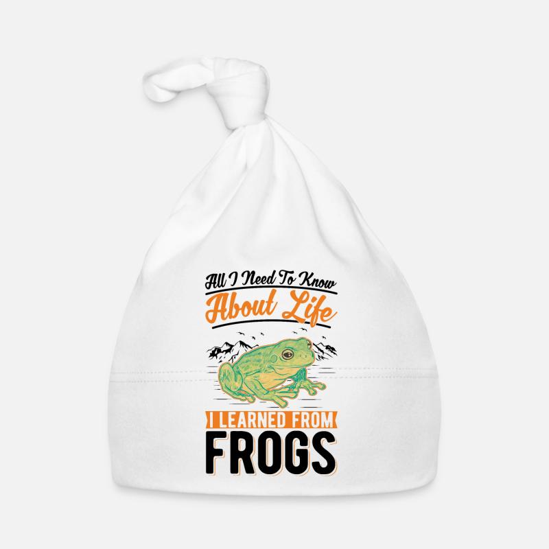 Frosch Laubfrosch Baumsteigerfrosch Baby Bio-Mütze