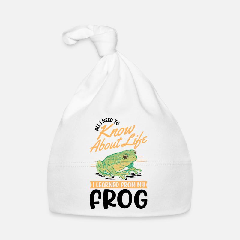 Frog Tree Frog Tree-climbing Frog Organic Baby Cap
