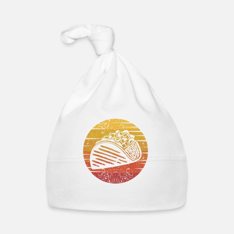 Retro Al Pastor Assaisonnement Hard Shell Taco Lover Bonnet bio Bébé