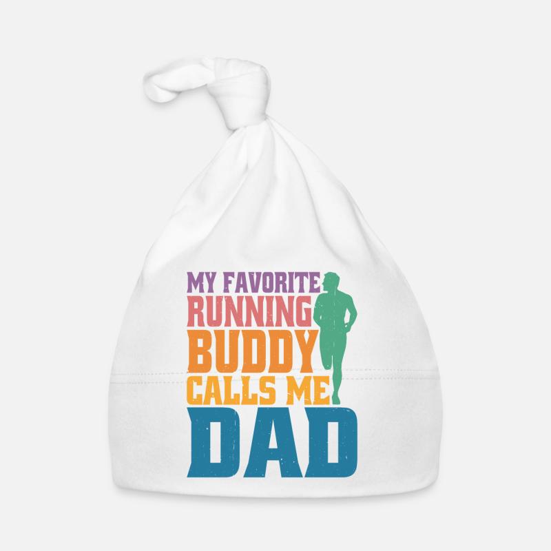 Mon copain de course préféré m’appelle papa 2 Bonnet bio Bébé