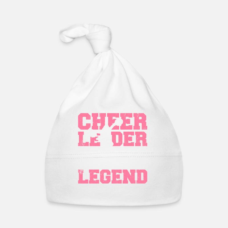 Cheerleader I'm Becoming A Legend Organic Baby Cap