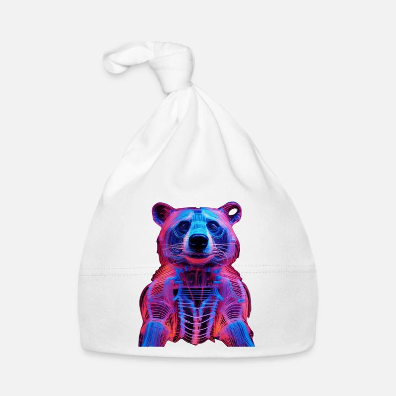 Neon-Hirschkäfer Design Baby Bio-Mütze