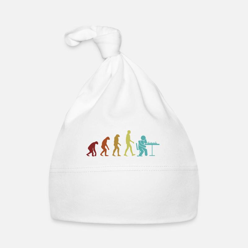 Chess Evolution Grandmaster Queen Player Organic Baby Cap