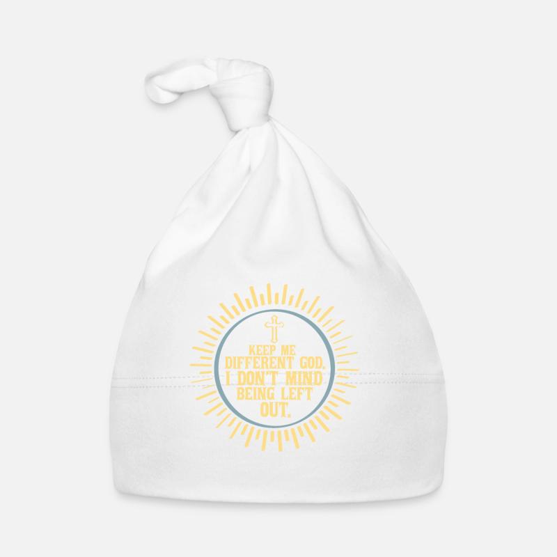 Garde-moi différent Dieu Sainte-Croix Catholique Bonnet bio Bébé