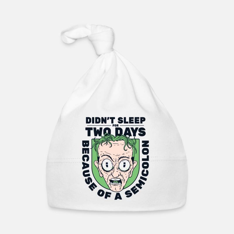 Didn't Sleep For Two Days Semicolon Developer Baby Bio-Mütze