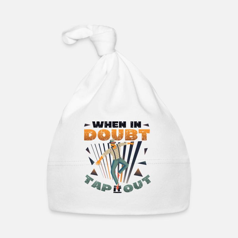When in doubt, tap it out, tap dance Organic Baby Cap