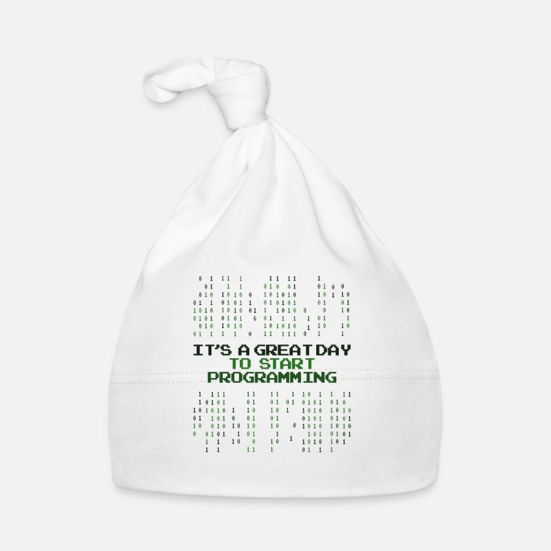 Grande journée pour commencer à programmer Développeur Codeur Bonnet bio Bébé