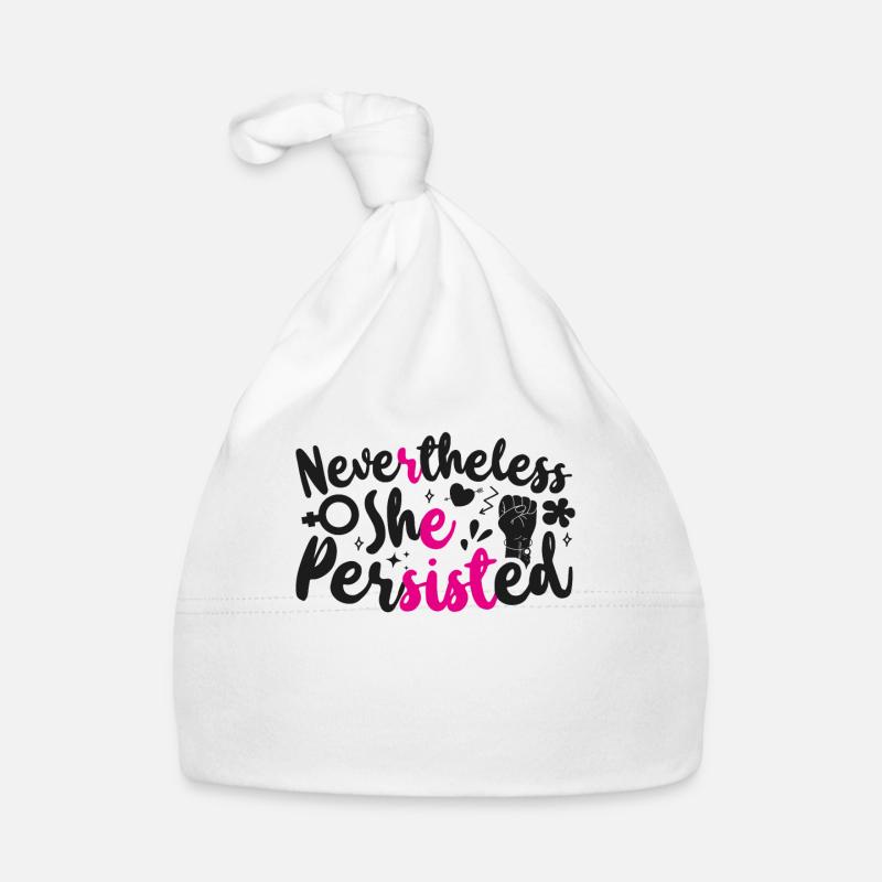 Feminist Nevertheless She Baby Bio-Mütze