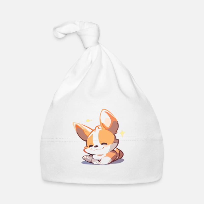 Corgi Hund Baby Bio-Mütze
